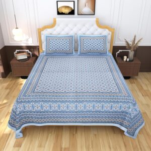 Jaipuri Floral Bedsheet